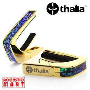 Thalia 탈리아 카포 24K 골드 Capo with Blue Abalone Inlay / 24k Gold CG200, 1개