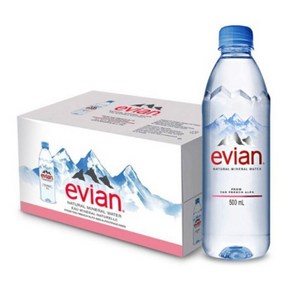 에비앙 네츄럴 미네랄워터(FRENCH ALPS) [500ml x 24]