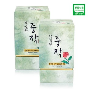 화개농협 하동녹차 왕의녹차 작설차 중작100gx2, 100g, 1세트, 2개