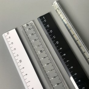 삼각자 눈금자 15cm 10cm 플라스틱 투명 아크릴 공부자 미니 센티 문구자 10센치