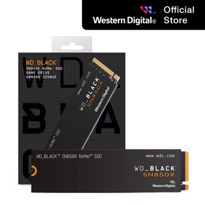 WD BLACK SN850X M.2 NVMe SSD 고성능 PCIe Gen4 PS5호환, 4TB