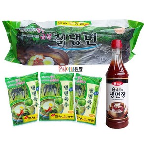 냉면10인분세트/금성식품/칡냉면(냉동)2kg 1개/냉면육수400g 10개/움트리냉면장950g1개, 1개, 1개, 2kg