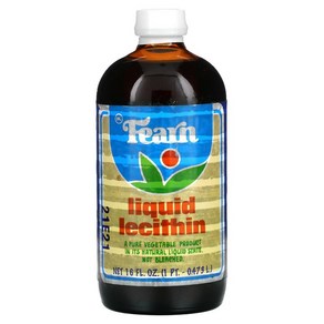 Fean Natual Foods 액상 레시틴 16 fl oz (473 ml), 1개