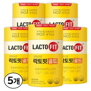 종근당 건강 락토핏 생유산균 골드5X2g 50포, 5개, 100g