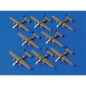 타미야 1/700 B-25 미첼 호넷 탑재기 16대 세트 31515, 1개