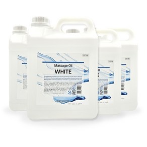 라라스킨 아로마 마사지오일 화이트 5리터 대용량 5000ml, 4개, 5L