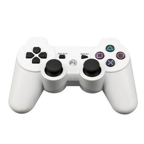 게임패드 game pad 소니 PS3 컨트롤러용 7 색 무선 블루투스 게임 패드 플레이 스테이션 3 콘솔용 더블 쇼크 조이스틱 신제품, white, 06 WHITE