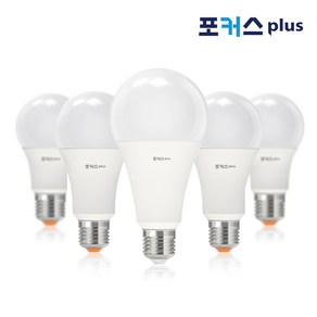 포커스 플러스 LED 벌브 전구 방등 거실등 형광등 인테리어 조명 8W 10W 12W 14W 20W 전구색 주광색, 포커스 LED벌브 8W 전구색(노란빛), 1개