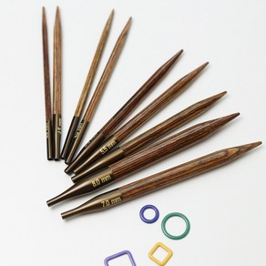 니트프로 진저 숏팁 조립형 바늘 낱개, 3.0mm, 1개