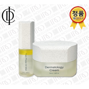 [정품 화장품 QR인증 확인] 인셀덤 기초 2종 더마톨로지 크림+투페이스 미스트 [바를수록 젋어지는 피부] INCELLDERM