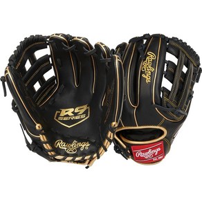 Rawlings 내야/외야 야구 글로브 11.75인치 프로 H 웹 블랙/골드, 1개, H-Web  Black / Gold