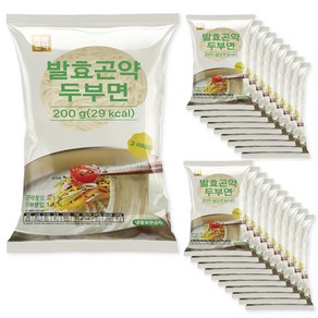 빼빼곤약 발효곤약두부면 200g x 20팩 (100g당 14.5kcal)