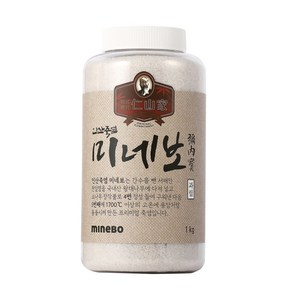 [정품] 인산가 미네보 과립(맛소금굵기) 1kg / 5회죽염, 1개