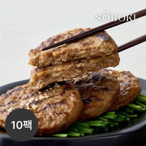 [소보키] 한돈 떡갈비 80g 10팩 (1팩 1인분)