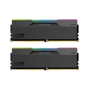 [에센코어] KLEVV DDR5 PC5-48000 CL30 CRAS V RGB 서린 [32GB (16GB*2)] (6000), 선택하세요, 2개