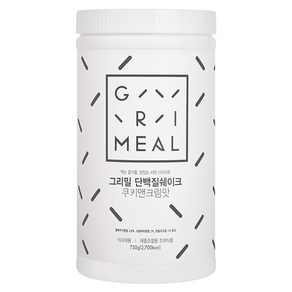 그리밀 단백질쉐이크 쿠키앤크림맛, 750g, 1개