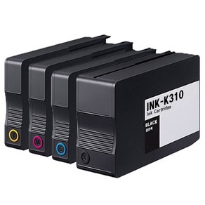 삼성 INK-K310 C310 M310 Y310 재생잉크 4색세트 SL-J3520W SL-J3523W SL-J3525W SL-J3560FW SL-J3570FW, 1세트, K310+C310+M310+Y310 4색