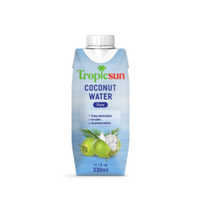 [카페앤쿨] 트로픽선 100% 퓨어 코코넛 워터 330ml 12입