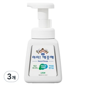 아이깨끗해 키친용 핸드솝 바질향, 250ml, 3개