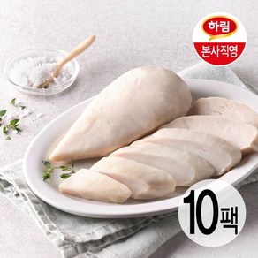 (소비기한 25.1.5이후)하림 수비드 닭가슴살 오리지널 100g 10팩, 10개