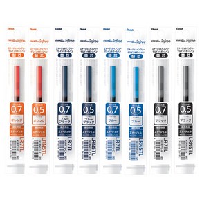 Pentel/볼펜/LRN5TL/LR7TL/에너겔 인프리 리필심 0.5 0.7mm, 에너겔 인프리 리필심 0.4 블루