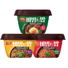 동원 양반 비빔드밥 컵밥 3종 (불고기+매운참치+돌솥)