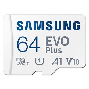 삼성전자 EVO 플러스 마이크로 SD 메모리 카드, 1개, 64GB