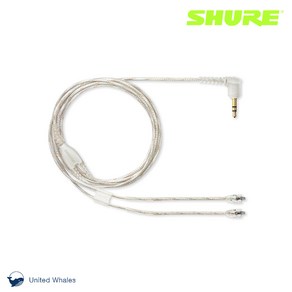 SHURE EAC64CLS 슈어 SE215 SE315 SE425 이어폰 분리형 케이블 162cm 클리어 [삼아정품], 1개