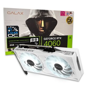 갤럭시 GALAX 지포스 RTX 4060 WHITE OC V2 D6 8GB