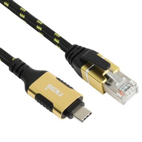 넥시 USB 3.1 타입C M to RJ45 M 기가비트 이더넷 케이블 5m NX1393, 1개, NX-UC-RJ45-050M