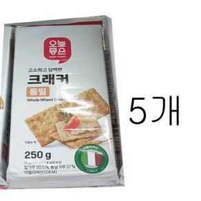 오늘좋은 통밀 크래커, 5개, 250g