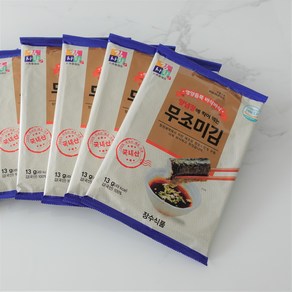 [스윗핸즈] 무조미 구운김 5매x10봉 / 조미안된 간장에찍어먹는 기름없이 짜지않은김, 10개