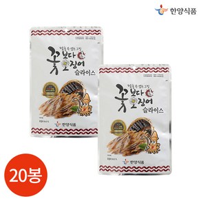 기타 한양식품 꽃보다오징어 오리지널 슬라이스 15g, 1개