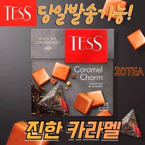 테스 카라멜참 삼각티백 36g, 1개, 20개입, 1.8g