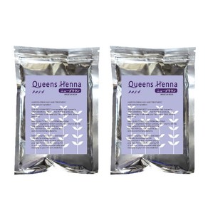 퀸즈헤나 베스트 (1+1) 한개사면 한개더 천연헤나염색약 100g Queens Henna, 브라운+브라운, 2개