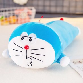 소파 침대 선물 긴 봉제 장난감 동물 고양이 인형 베개 도라에몽 귀여운 생일 스트립 만화, [02] 60cm, C, 1개