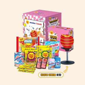 화이트데이 츄파춥스 펀치볼 기획팩멘토스후르트텔라, 1kg, 1개