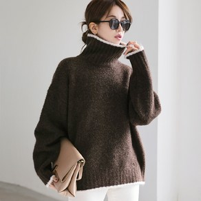 KN06 소프트 하이넥 wool 롱니트