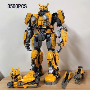 레고커스텀 663 트랜스포머 범블비 3500PCS 레고 호환 MOC 액션 피규어 중국레고 브릭 블럭 토이, 1개