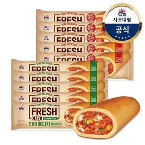 대림선 [대림냉동] 한입 롤피자 80g x10개 콤비네이션/불닭맛, 콤비네이션 80g x5개 + 불닭맛 80g x5개{A}