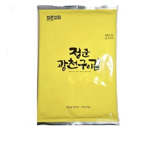 정준 광천구이김(전장김 광천김), 1개, 37g(6장) X 10봉