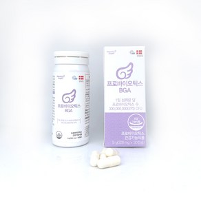 [리뉴얼] 프로바이오틱스BGA (LGG BB-12 LA-5) 300mg*30캡슐, 9g, 1개