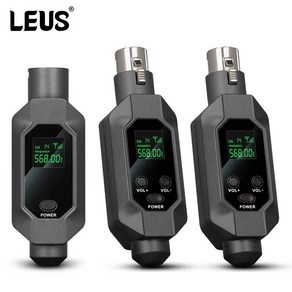 색소폰핀마이크 LEUS UHF 무선 마이크 컨버터 XLR 송신기 리시버 마이크용 N2, 1) 1mic, 1mic