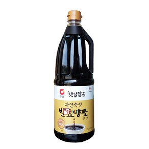 청정원 자연숙성 발효양조간장, 1개, 1.7L