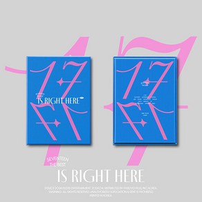 [특전 엽서] [DEAR Ve.] 세븐틴 SEVENTEEN BEST ALBUM 17 IS RIGHT HERE [2CD] / 포토카드+하드커버바인더+북클릿+가사지+아웃박스