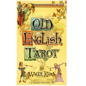 정품 올드 잉글리쉬 타로카드 한글해설서 주머니 제공 Old English taot, 1개