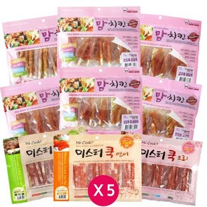 [한정수량] 맘쿡 / 미스터쿡 x 5개 강아지사사미간식 애견간식, 맘쿡-그릴꽈배기x5개, 300g