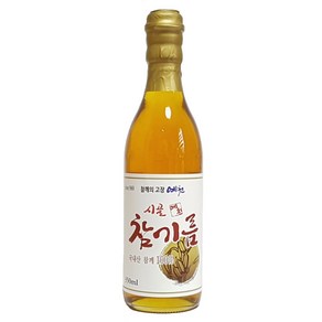 [예천참기름] 국산 350ml (청정지역 예천참깨 100%) 저온착유