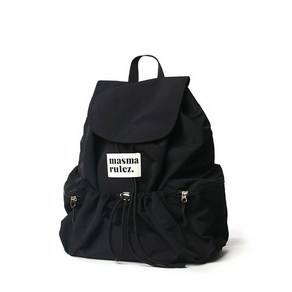 재입고 Masmarulez 마스마룰즈 스트링 플러스 백팩 플랩 블랙 backpack black 가방 책가방