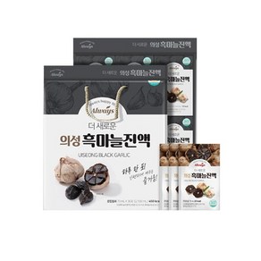 의성 흑마늘즙 흑마늘 액기스 진액 선물 세트 70ml x 30포